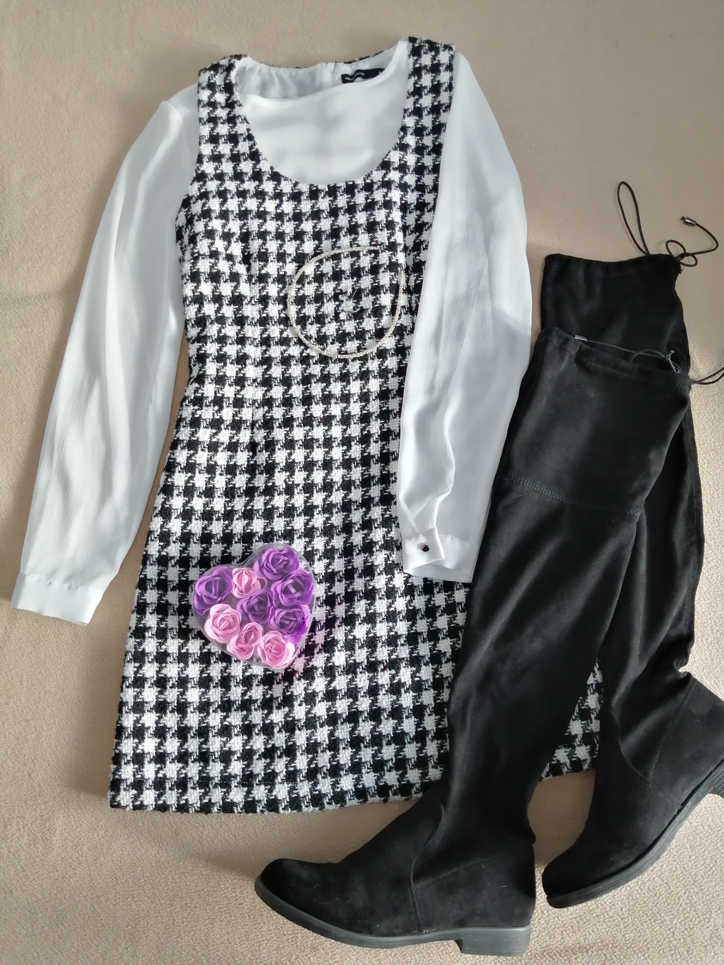 An elegant winter look
